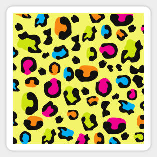 Colorful leopard pattern Sticker